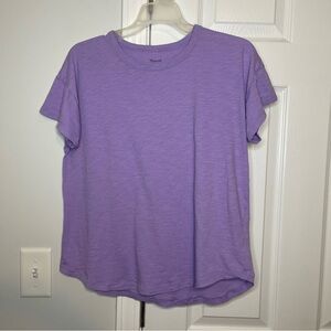 Madewell Lavender Short Sleeve Tee